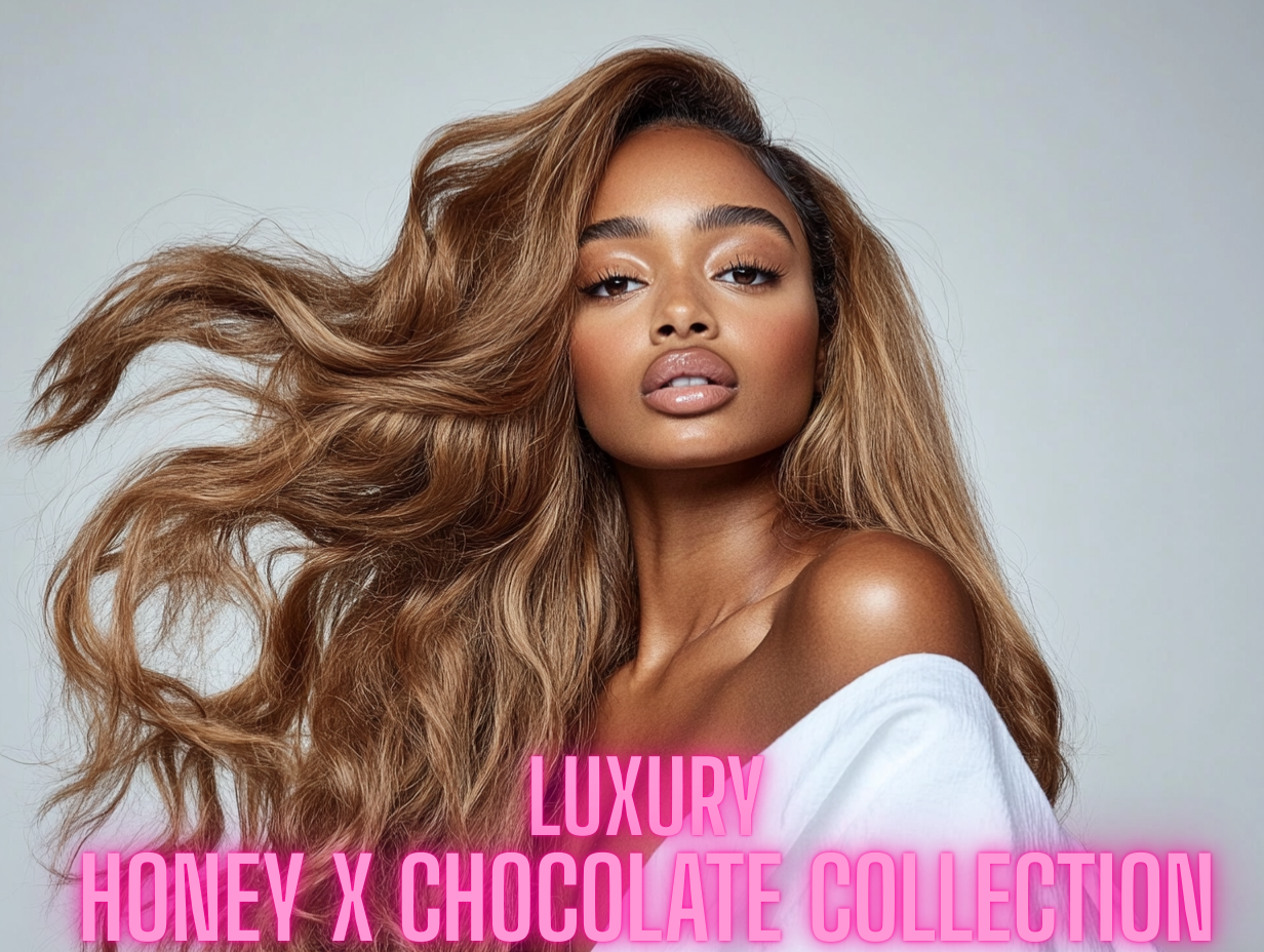 Luxury Honey X Chocolate Hair Collection