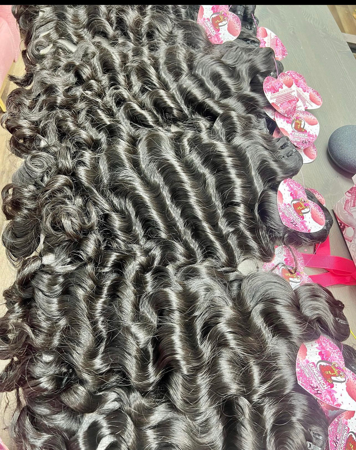 Wholesale 100% Raw Cambodian Exotic Loose deepwave Hair packages