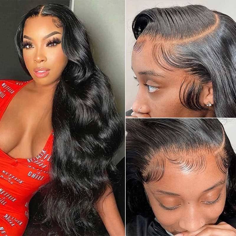 Virgin Malaysian Bodywave HD  Wig Units