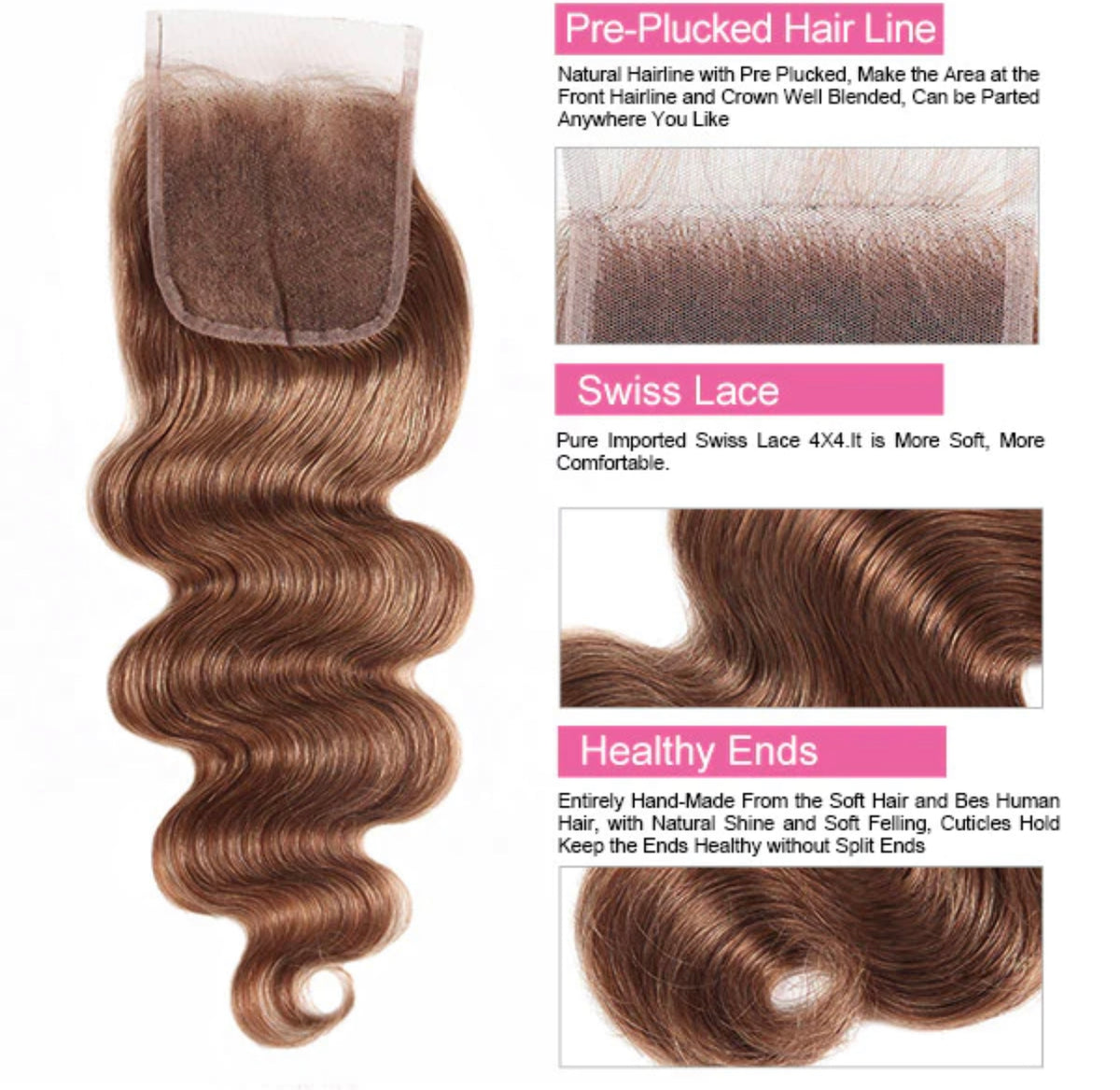 The Raw Honey Collection Closures &amp; Frontals 🍯