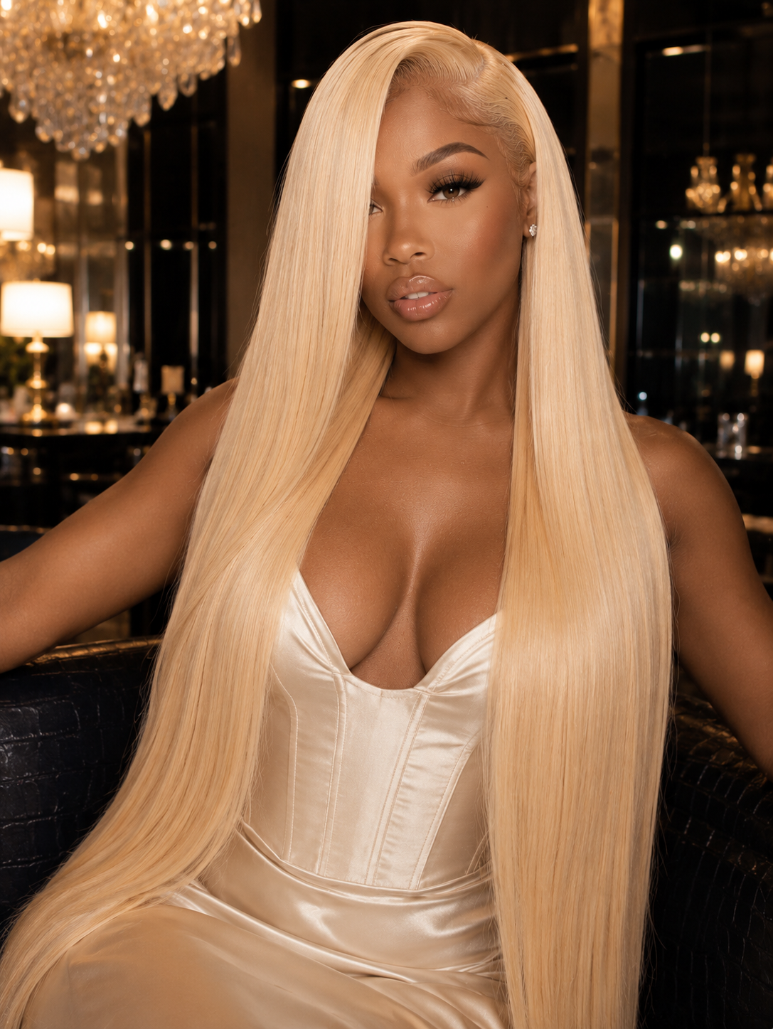 Luminous Blondes Raw Cambodian Straight hair
