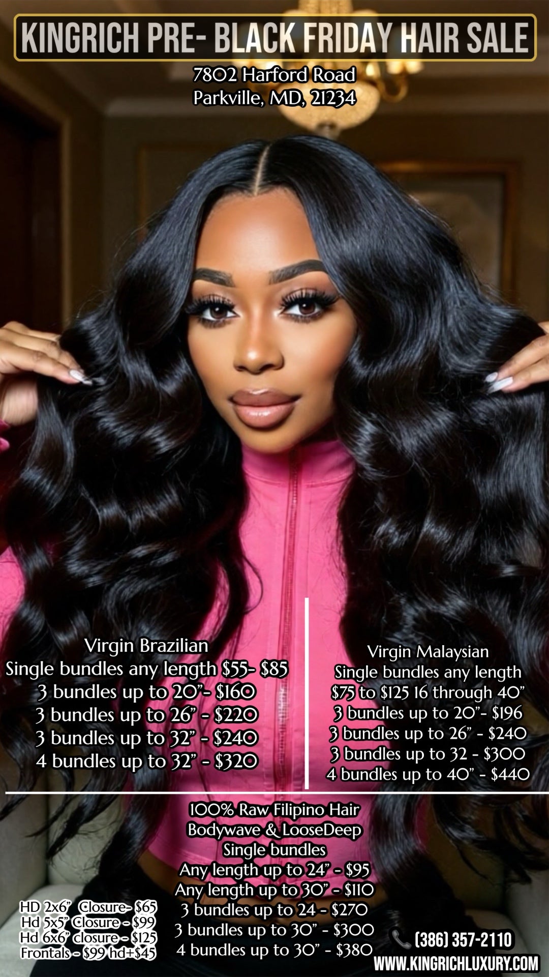 Pre Black Friday hair sale