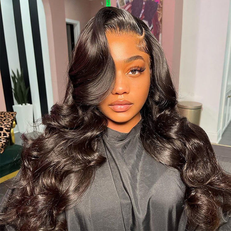 Virgin Malaysian Bodywave HD  Wig Units