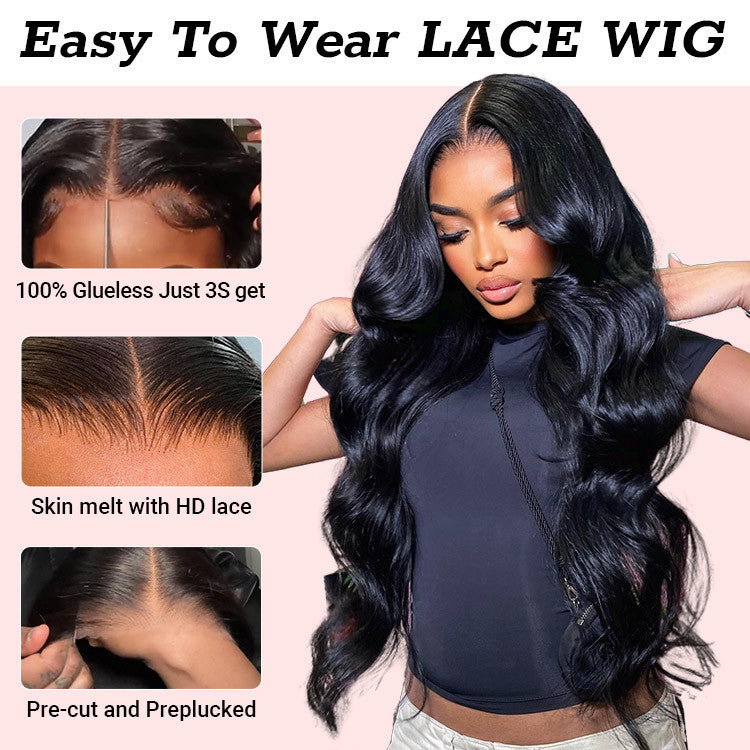 5x5” HD Bodywave Virgin Malaysian Wigs