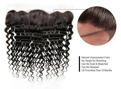 13x4” HD Tropical Deep Exotic wave Frontal perfect match