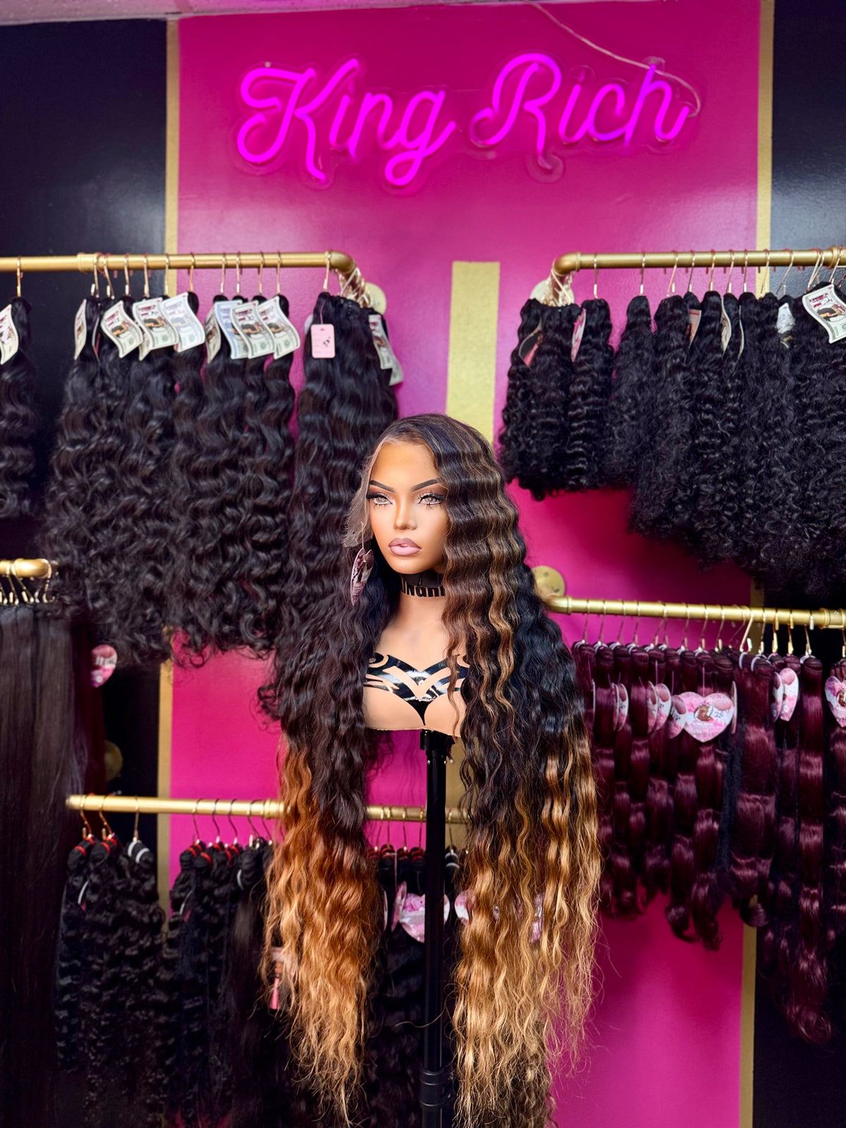 Sunset &amp; Champagne HD Wig Unit