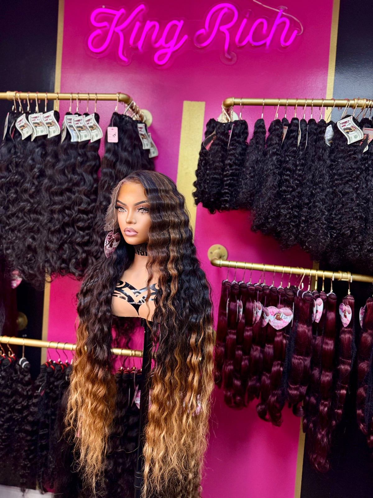 Sunset &amp; Champagne HD Wig Unit