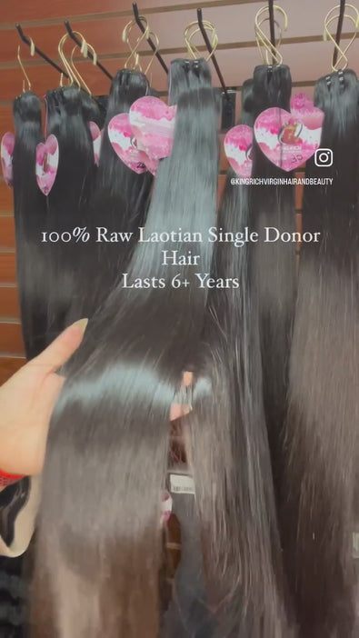 100% Raw South East Asian Laotian Hair