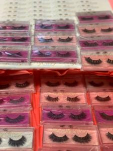 100 Custom Eyelash Logo Labels or Custom Bundle Wraps
