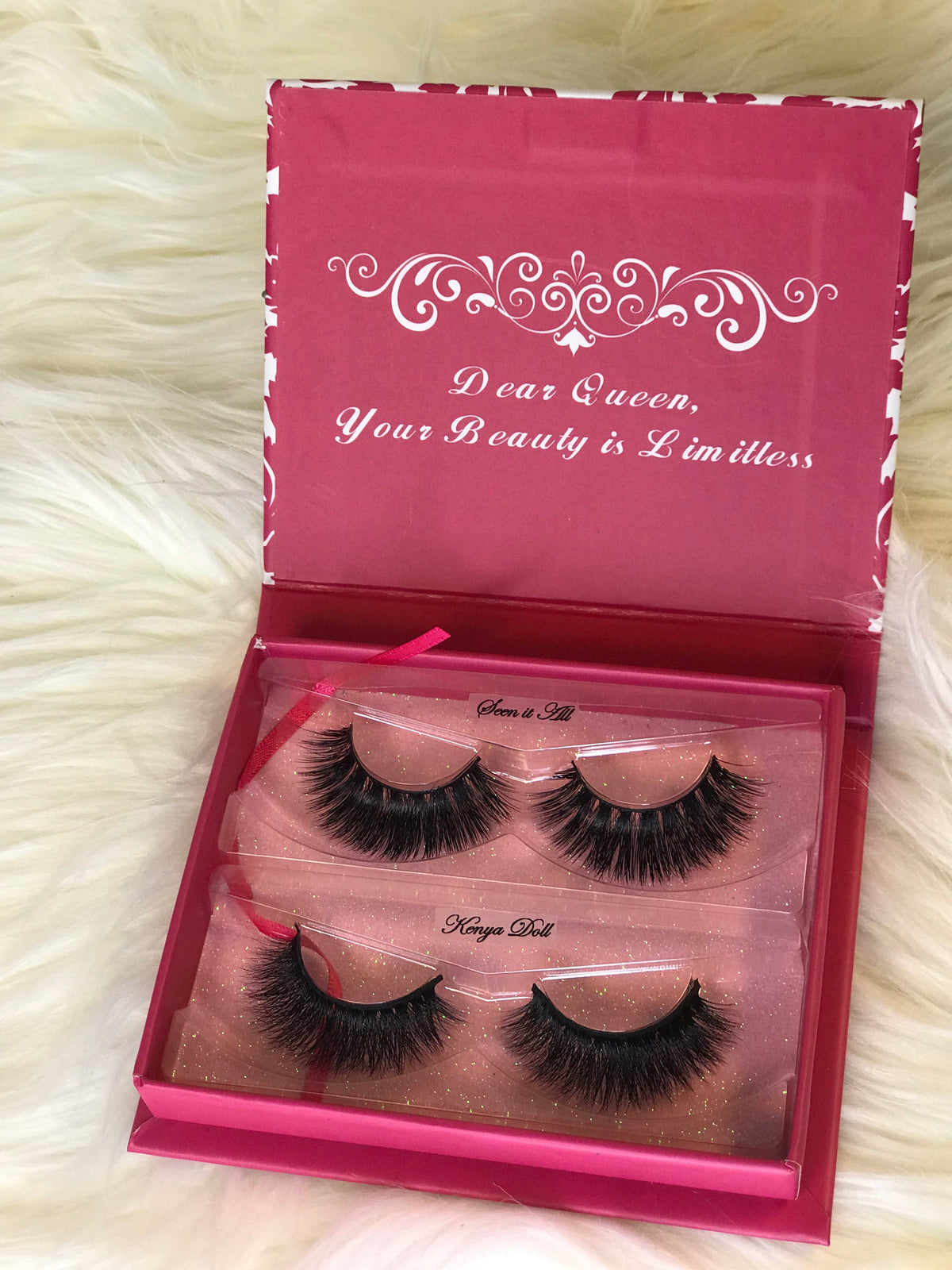 2 Pair 3D Siberian Mink Lash Collection Seen it All and Kenya Doll