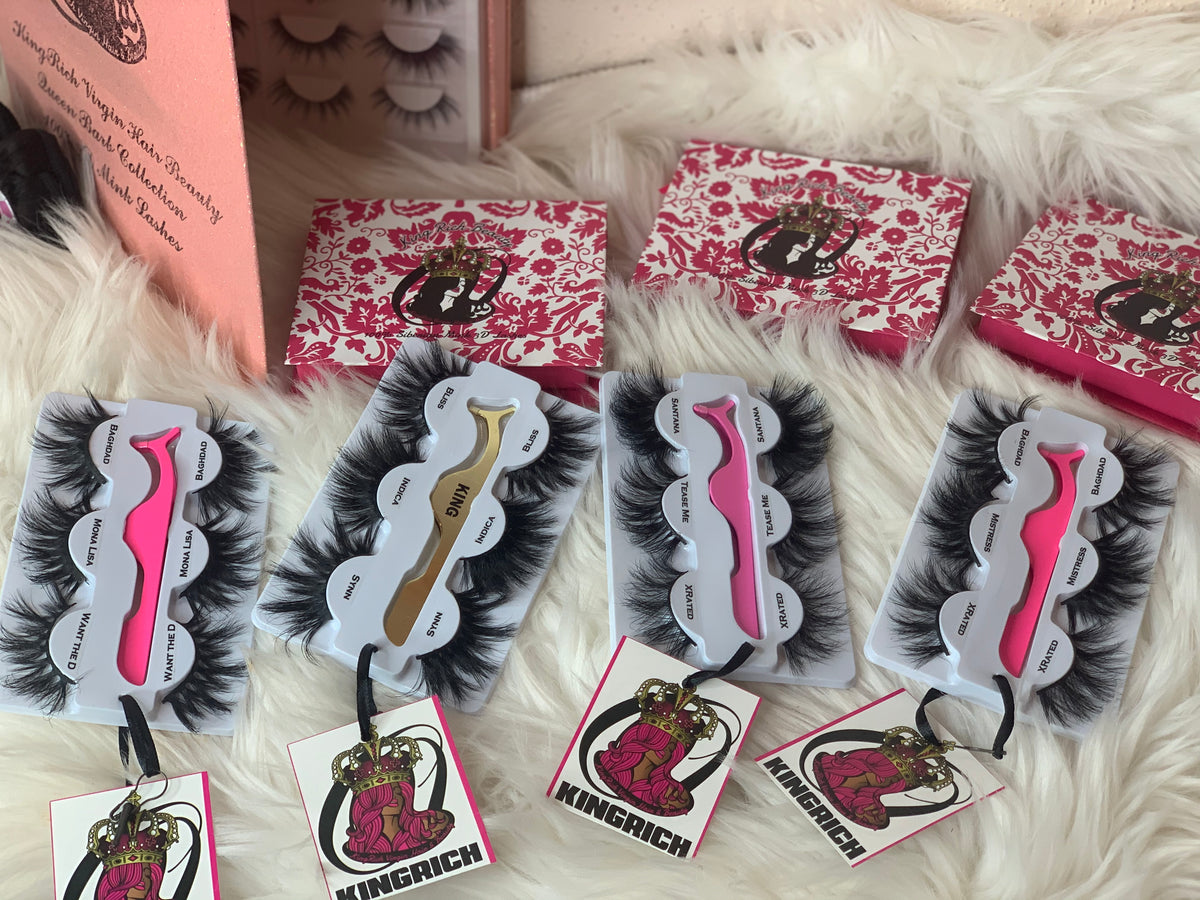 3 Pair Mink Glam Eyelash Tray